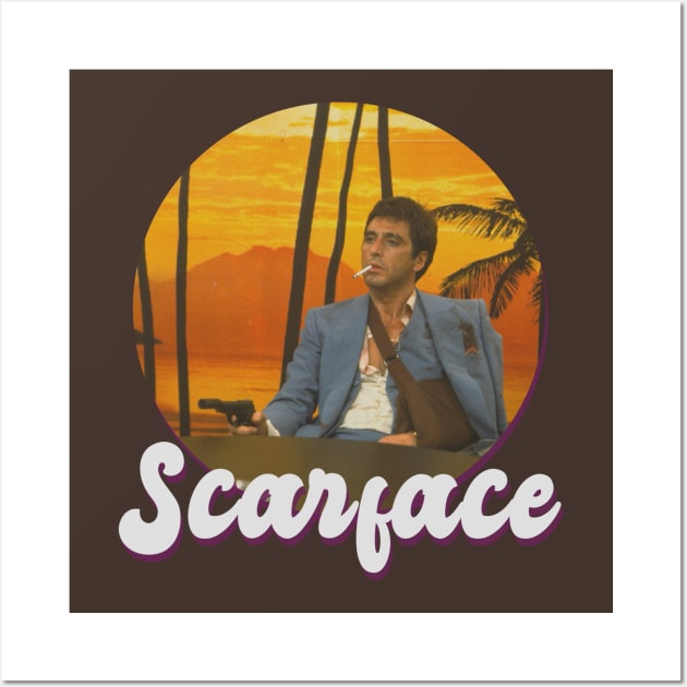 Scarface Tony Montana Wall Art by Mollie